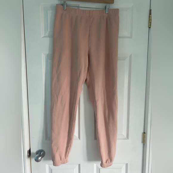 TNA Cozy AF Light Pink sweatpants large 💗 - Picture 4 of 6